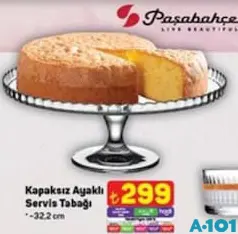 PAŞABAHÇE AYAKLI SERVİS TABAĞI 32,2 CM